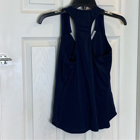 Nike Dri-Fit Navy Blue/White Racerback Tank Size Small - Picture 4 of 8
